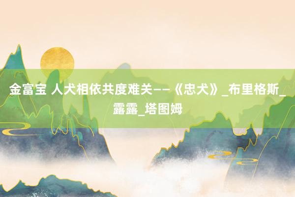 金富宝 人犬相依共度难关——《忠犬》_布里格斯_露露_塔图姆