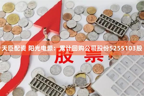 天臣配资 阳光电源：累计回购公司股份5255103股