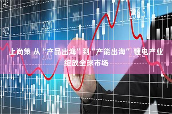 上尚策 从“产品出海”到“产能出海” 锂电产业绽放全球市场