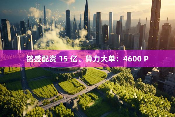 镕盛配资 15 亿、算力大单：4600 P
