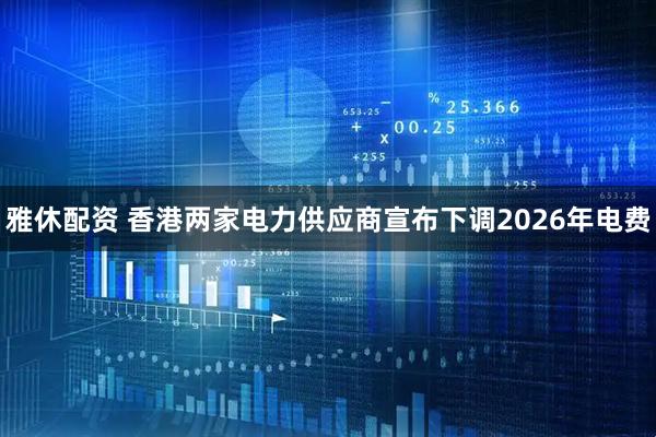 雅休配资 香港两家电力供应商宣布下调2026年电费